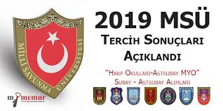 17 mayıs 2019 tarihinde tamamlanan milli savunma üniversitesi tercihleri. Msu Tercih Sonuclari Aciklandi 2019 Msb Personel Temin My Memur