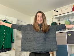 This is a pretty asymmetrical shaped sweater. 10 Boxy Sweater Knitting Patterns Blog Nobleknits