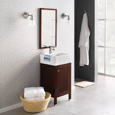 Vessel 18 white solid wood cabinet & tempered glass counter top and single round. 15 Small Bathroom Vanities Under 24 Inches Vanities For Tiny Bathrooms