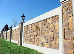 Pin By Jezelle Charles On Disenos De Bardas Exterior Wall Design Compound Wall Design Compound Wall