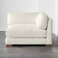 The seat and back are wrapped in thick straps of cotton. Piazza Corner Chair Reviews Cb2