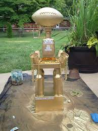 A fantasy football trophy is a fun and easy way to keep track of the winners in your fantasy league year after year. Football Trophy Fantasy Football Trophy Diy Football Theme Party Fantasy Football