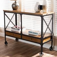 Aleman Vintage Rustic Industrial Console Table Industrial Console Tables Furniture Vintage Industrial Furniture