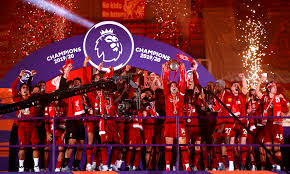 Manchester city appear to have fired a cheeky dig at liverpool within a photo of bernardo silva, on the night pep guardiola's side were crowned premier league champions for the third time in the. Jordan Henderson Lifts Premier League Trophy As Liverpool Are Crowned Champions Daily Mail Online