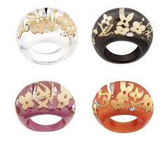 Louis Vuitton Inclusion Rings I Have The Clear One And Love It I Can Not Find A Photo That Does This Ring Louis Vuitton Jewelry Fashion Rings Louis Vuitton