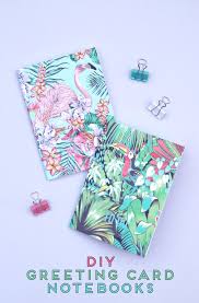 Create your own or find cards already created by students and teachers for any subject. How To Make Notebooks Using Greetings Cards Gathering Beauty