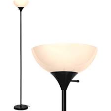 It provides focused lighting for crafters and professionals, and is great for hobby work too. Office Products Floor Lamps Dorm Room Brightech Led Bulbs Bedroom Office Tall Pole Torchiere With Reading Light For Living Room Dome Shade Den Gold Brass Dimmable Modern Standing Led Floor Lamp Sky