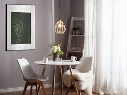 Knoll saarinen oval dining table from $5,796.00. Round Dining Table O 90 Cm White Bovio Beliani De