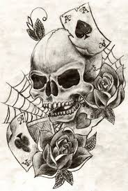 Maybe you would like to learn more about one of these? Skull Tattoo By Minibellini On Deviantart Skulls Drawing Skull Sleeve Tattoos Skull Rose Tattoos