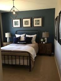 This boy's bedroom features a shed white ceiling the many designs of boys' bedrooms reflect the diversity of interests and personalities of the children. 32 Mens Blue Bedroom Ideas Justaddblog Com Bedroom Bedroomdecor Bedroomideas Guest Bedroom Styles Small Master Bedroom Master Bedrooms Decor