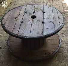 Touret De Chantier Relooke Table Basse Noire Table Basse Touret