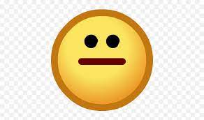 A meme is technically an idea or behavior that's spread rapidly throughout a culture. Straight Face Emoji Transparent Png Clipart Free Download Club Penguin Emoticon Straight Face Neutral Emoji Free Transparent Emoji Emojipng Com