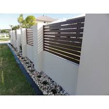 Arden Gates Ardenwood Aluminium Wood Effect Fencing 3 House Fence Design Fence Design Modern Fence Design