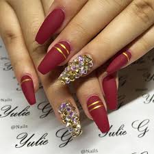 Matte Black And Red Glitter Nails 60 Nail Art Design In Red Color Ideas Red And Gold Nails Gold Nails Prom Gold Nail Designs