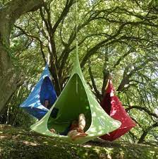 They are fun to climb around and will leave them with endless hours of entertainment. Cacoon Hanging Tree House Wordlesstech Outdoor Hanging Tent Cacoon Hammock