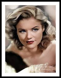 Simone Simon Framed Art Prints for Sale