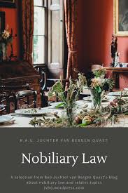Mai 1994) ist eine niederländische wettkampfschwimmerin , die sich auf rückenschwimmen spezialisiert hat. Nobiliary Law By Bob Juchter Van Bergen Quast Issuu