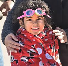 Jumping into freezing waters