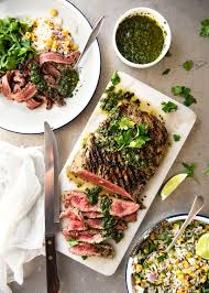 Skirt Steak With Chimichurri Sauce Recipe Chimichurri Steak Chimichurri Steak With Chimichurri Sauce
