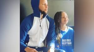 Wardell stephen curry ii is an american professional basketball player for the golden state warriors of the national basketball association. Steph Curry And His Daughter Riley Prove They Re Twins As They Bust Identical Dance Moves In Sweet Video Kron4
