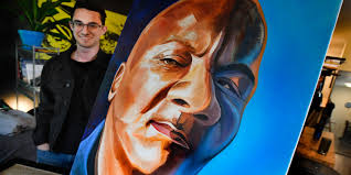 Artist's portraits raise money for local homeless people