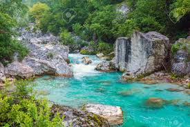 Schone Turkis Fluss In Den Nationalpark Triglav In Slowenien Lizenzfreie Fotos Bilder Und Stock Fotografie Image 61367068