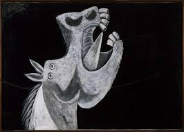 The attack caused widespread controversy because it was a military attack on a civilian town. Pablo Picasso Guernica Interpretation Analyse Geschichte