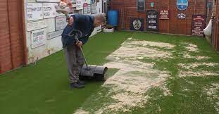 Stubborn stains could be chewing gum. How To Eliminate The Smell Of Dog Urine From Artificial Grass I Perfect Grass