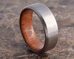 Mens Wedding Band On Etsy A Global Handmade And Vintage Marketplace Cool Wedding Rings Titanium Wedding Rings Wedding Rings Unique