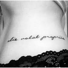 Interested in having count gore de vol at your convention? Cutelittletattoos Alis Volat Propriis Latin Quote Tattoos Latin Tattoo