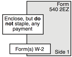 Open the 1032 form dol printable and follow the instructions. 2018 Form 540 2ez Personal Income Tax Booklet California Forms Instructions Ftb Ca Gov