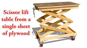 Pin On Scissor Lift Table