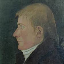 CUADRO ANTIGUO RETRATO Hombre De Cuello Blanco Perfil Catogan 18e Sv  Carmontelle EUR 786,50