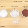 Both the coffee and sugar are potent natural exfoliators, but keep in mind that if you use this homemade exfoliating scrub on your face, you'll want to use fine granulated sugar to avoid damaging the skin. 1