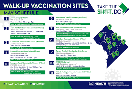 People ages 18 and older can get moderna, pfizer, or j&j. Dc To Launch Walk Up Vaccine Sites Saturday What To Know Nbc4 Washington