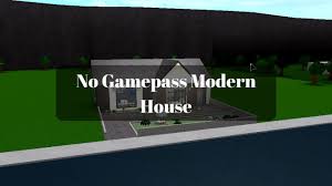 Take time to play the game even without purchasing the game pass. Roblox Bloxburg No Gamepass Modern House 33k By Azylo