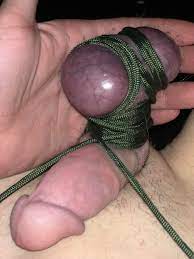 Tied penis