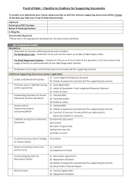 You could commence a legal action against the debtor to recover your what kind of information/documentation i should provide for the process of debt recovery? Https Mlaw Io Prod Netlify App Files Checklisttocreditorsforsupportingdocuments Revisedversion20062018 Pdf