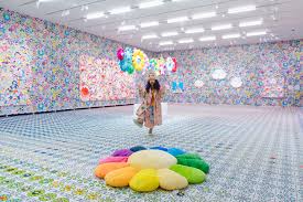 Blue flowers & skulls by takashi murakami, 2012. Takashi Murakami S New Doraemon Exhibition Packs An Emotional Punch Tokyo Weekender