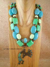 Western Cowgirl Necklace Set Chunky Turquoise And Lime Green Etsy Cowgirl Necklaces Necklace Set Statement Jewelry