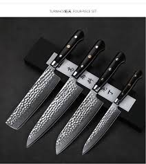 Here we'll offer a few different options for three different price points: Turwho 4pcs Kitchen Knife Set Damascus High Carbon Steel Best Japanese Kitchen Knives Pro Nakiri Chef Santoku Utility Knife Sets Knife Sets Aliexpress