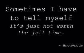 Not Worth The Jail Time Wise Words Quotes Jail Quote Funny Quotes