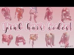 Roblox promo codes (march 2021) the following is a list of all the different codes and what you get when you put them in. Aesthetic Pink Hair Codes Roblox Bloxburg Ø¯ÛŒØ¯Ø¦Ùˆ Dideo