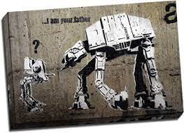Other notable interests of maxime are health (mental and physical), meditation, nutrition, bananas, seo, human potential, education, learning. Banksy Star Wars At At I Am Your Father Graffiti Leinwanddruck Gerahmt Gross 50 8 X 76 2 Cm A1 Amazon De Kuche Haushalt Wohnen