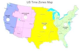 Time Zone Map Usa Pergoladach Co