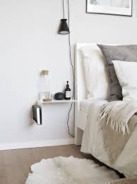 Alternative Inspiring Bedside Tables In 2020 Small Space Bedroom Bedroom Interior Minimalist Bedroom Design
