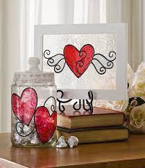 These 35 gift ideas are perfect for everyone on your list. Glass Painting Shimmer Valentine Glass Art Unique Valentines Day Gifts Unique Valentines Gifts Valentine S Day Diy
