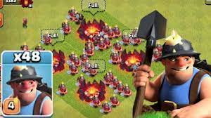 The gold produced remains on the mine until the player collects it, moving the resources to the gold storage. Clash Of Clans New Miner Troop 48 Maxed Level Miner In Attack Cocs Video Dailymotion