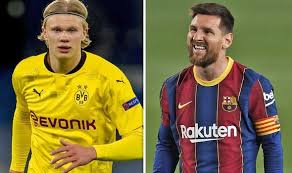 Barcelona Chief Joan Laporta Is Making Lionel Messi And Erling Haaland Transfer Mistake Football Sport Express Co Uk