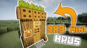 Kleines modernes haus in minecraft bauen tutorial haus 228 ich möchte euch gerne mein heute zeige ich euch, wie ihr ein mini 1 block hohes haus in minecraft 1.14 bauen könnt! 3x3 Mini House In Minecraft Vorstellungsvideo Mini Haus Youtube